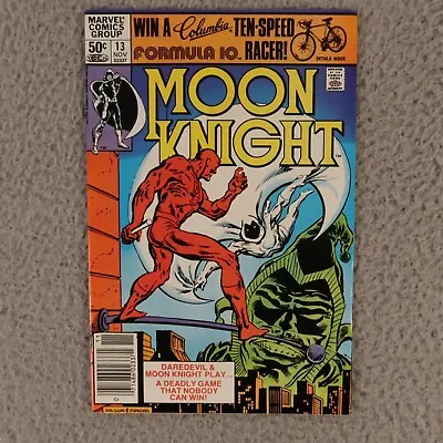 Buy Moon Knight #13 1981 Marvel 1st Battle Versus Daredevil Newsstand • 59.92£