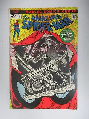 Buy 1972 Marvel Comics The Amazing Spider-Man #113 1st Appearance Hammerhead • 25.98£