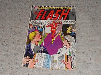 Buy 1966 The Flash DC Comic Book #165 - ONE BRIDEGROOM TOO MANY!!! • 11.84£