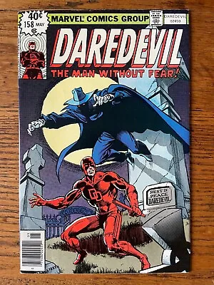Buy Daredevil #158, VF 8.0,  1st Frank Miller Art On Title; Black Widow • 94.79£