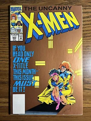 Buy The Uncanny X-men 303 Rare Gold Pressman Variant Death Of Magik Marvel 1993 • 31.58£
