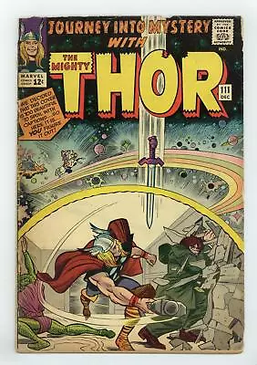 Buy Thor Journey Into Mystery #111 GD 2.0 1964 • 20.89£