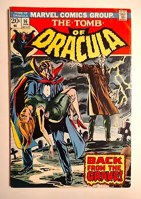 Buy 1974 Marvel - THE TOMB OF DRACULA - Comic Book - Jan # 16 - Living Brain Dr. Sun • 12.01£