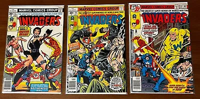 Buy Marvel Comics: Invaders #'s 17, 18, 35 (1977-78) • 52.02£