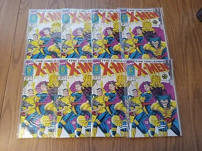 Buy 8 COPY LOT OF Uncanny X-Men #275 - Wrap Around Cover By Jim Lee (1991 Marvel) • 27.70£