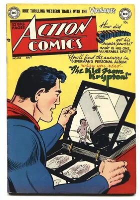 Buy Action Comics #158 1951- Superman- Origin Retold-comic Book • 664.93£