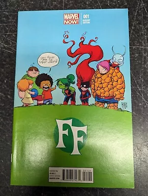 Buy FF #1 Skottie Young Variant Cover Marvel Comics 2012 Fantastic Four • 8.99£