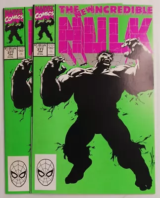 Buy The Incredible Hulk #377 ~ Marvel 1991 ~ 1st Appearance Of Professor Hulk ~ NM • 23.82£