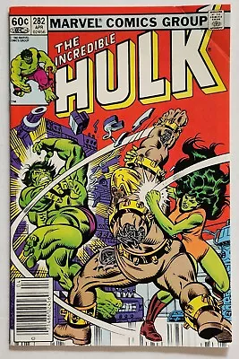 Buy Incredible Hulk #282 1st Hulk & She-Hulk Team-Up Printing Error Marvel Comics  • 19.70£