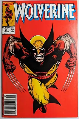 Buy Wolverine #17 Newsstand 1989 Marvel Comics Classic Cover • 19.77£