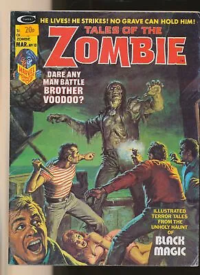 Buy Tales Of The Zombie #8 US Marvel / Horror Magazine Fn- • 15.23£