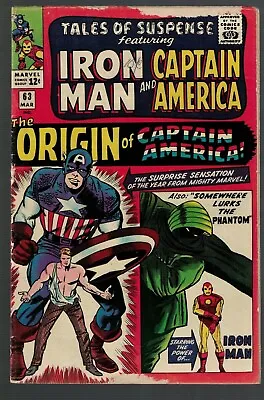 Buy Marvel Comics Tales Of Suspense 63 Captain America VG 4.0 • 59.99£