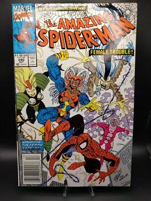 Buy The Amazing Spider-Man - #340 - Female Trouble 1990 I COMBINE SHIPPING  • 4.76£