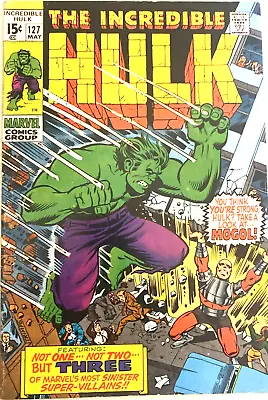 Buy The Incredible Hulk # 127. 1st Series.   Marvel Comics. May 1970. Vg/fn 5.0 • 14.99£