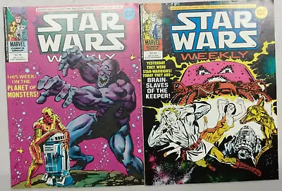 Buy Star Wars Weekly #48 #49 UK 1978 Comic Magazines • 40.21£
