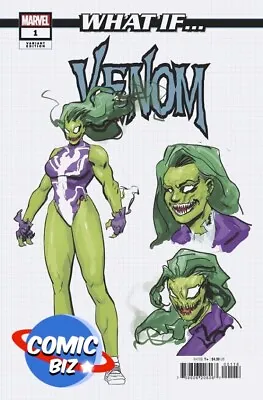 Buy What If Venom #1 (2024) *1:10 Jesus Hervas Design Variant Cover* Marvel Comics • 5.99£