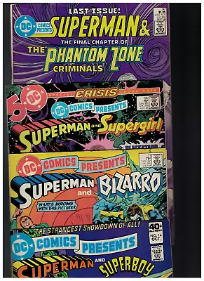 Buy Dc Comics Presents #14, #71, #86, #97 - Bizarro - Phantom Zone - Supergirl - Lot • 15.85£