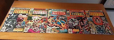 Buy Marvel The Eternals Bundle Comics Numbers 1-5  1976 - 1777  • 40£