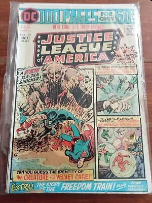 Buy Justice League Of America #113 Oct 1974 (VG+/FN-) Bronze Age Giant Size • 5£