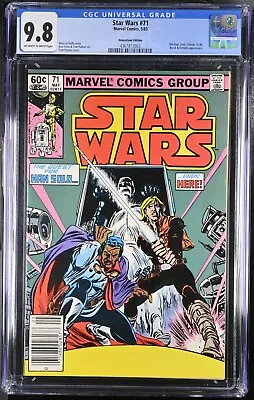 Buy Star Wars #71 NM CGC 9.8 Newsstand! 1st Appearance Bossk! • 224.17£