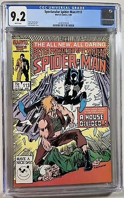 Buy Spectacular Spider-Man 113 (Marvel, 1986)  CGC 9.2 WP • 39.42£