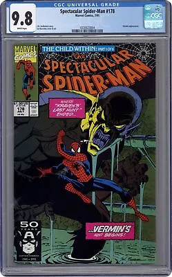 Buy Spectacular Spider-Man Peter Parker #178 CGC 9.8 1991 4330623004 • 118.59£