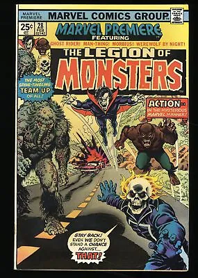 Buy Marvel Premiere #28 FN/VF 7.0 1st Legion Of Monsters Ghost Rider Morbius! • 121.71£