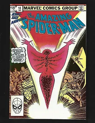 Buy Amazing Spider-Man Annual #16 VF- 1st & Origin Monica Rambeau Captain Marvel • 30.75£