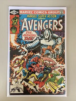 Buy Marvel Super Action #28 | Reprints The Avengers #67 | Marvel Comics - 1981 • 2.59£