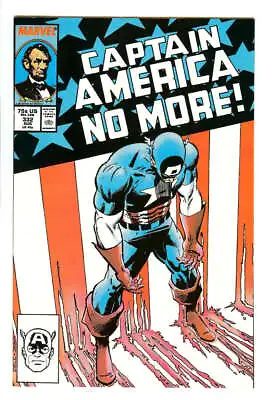 Buy Captain America #332 9.2 // Steve Rogers Resigns As Captain America 1987 • 22.14£