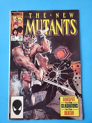Buy New Mutants #29 - 1st App Strong Guy, Dazzler, Sienkiewicz - Marvel Comics 1985 • 3.95£