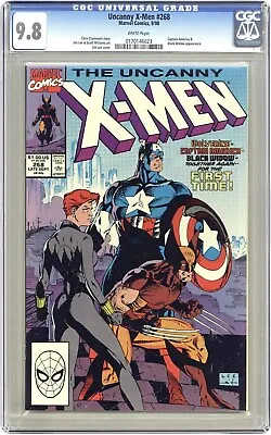 Buy  Uncanny X-men #268 Cgc 9.8 Captain America Black Widow Wolverine Jim Lee Cover • 215.58£