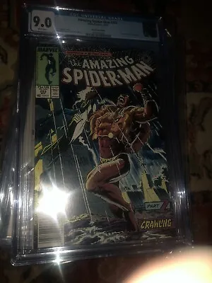 Buy Amazing Spider-Man #293 CGC 9.0 Newsstand KRAVEN'S LAST HUNT PART 2 • 25.62£