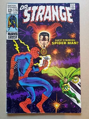 Buy Doctor Strange #179 Marvel Comics (1969)  Spider-Man Appearance Fine- • 39.98£