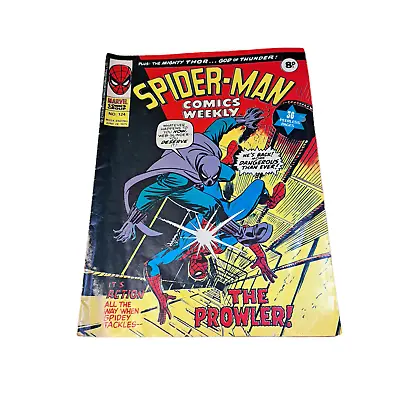 Buy Spiderman Comic Weekly #124 The Prowler 1975 UK • 8.99£