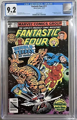 Buy Fantastic Four 211 (Marvel, 1979)  CGC 9.2 WP **First Appearance Terrax** • 78.27£