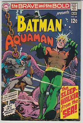 Buy Brave & Bold #82 Dc Comics Vg+ Condition Batman + Aquaman Neal Adams Art • 15.57£