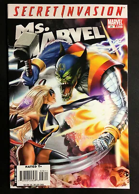 Buy Ms Marvel 28 Greg Horn Secret Invasion Spider-man V 2 Wolverine Avengers 1 Copy  • 4.80£