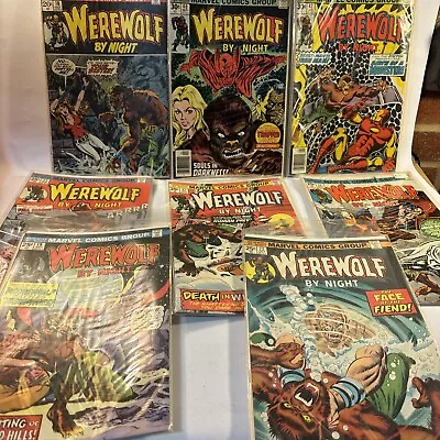 Buy Werewolf By Night #10 #42 #37 1st App. Committee/  Lot Of 8 Marvel Comic 1970’s • 106.73£