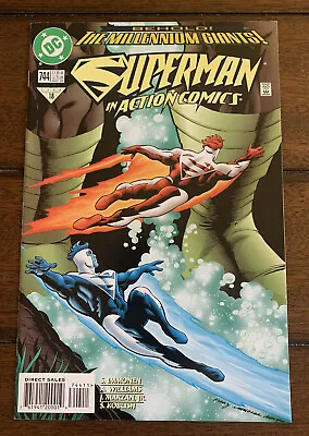 Buy DC Comics Superman Action Comics #744 1998 NM Or Better Boarded • 1.68£