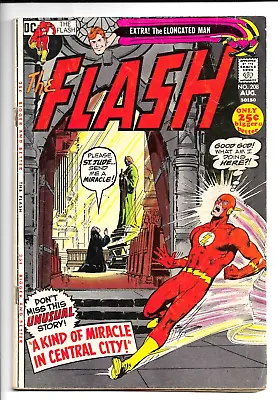 Buy The Flash 208, DC 1971, Elongated Man App. John Broome & Neal Adams 6.0 FN • 7.98£