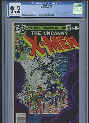 Buy X-Men #120 1979 CGC 9.2 (1st Cameo Team App Of Alpha Flight)~ • 152.70£