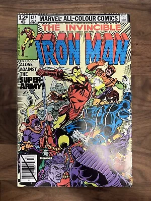 Buy Iron Man Issue #127 ***alcoholism Storyline*** Grade Fn/vf • 8.95£
