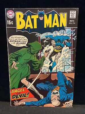 Buy Batman #216 1969  Angel Or Devil  Nice Higher Grade Book • 55.19£