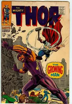 Buy Thor #140 4.0 // Jack Kirby + Vince Colletta Cover Art Marvel 1967 • 30.70£