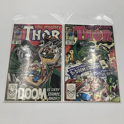 Buy The Mighty Thor 409 & 410, Marvel, 1989. • 11£