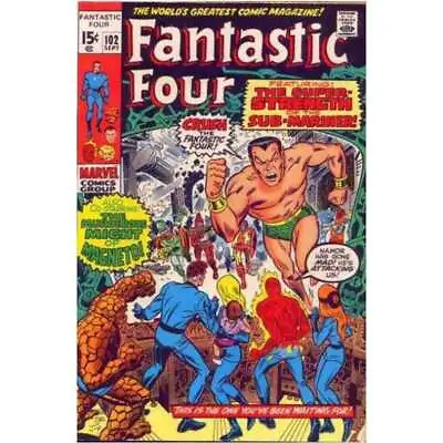Buy Fantastic Four (1961 Series) #102 In VF Minus Condition. Marvel Comics [c: • 49.97£