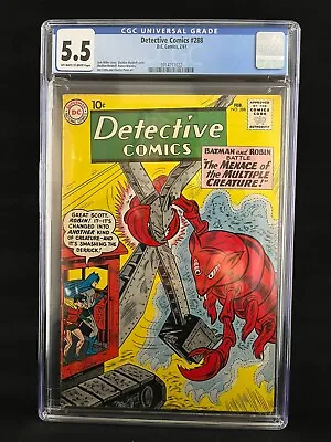 Buy Detective Comics #288 (CGC 5.5) Menance Of The Multiple Creature, DC Comics 1961 • 78.37£