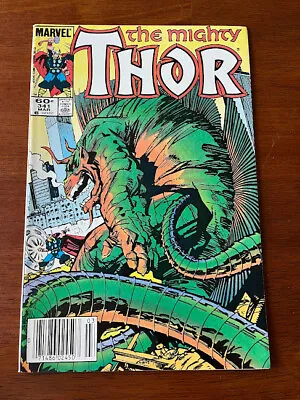 Buy Thor # 341 Fine/vf Newsstand Copy Loki Nick Fury Walt Simonson • 3.19£