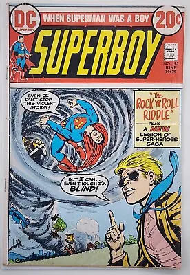 Buy Superboy #195 (DC 1973) 1st Appearance Of ERG-1 Later Becomes Wildfire • 11.99£